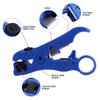 Coax Coaxial Rotary Cable Wire Cutter Stripping Tool Rg59 Rg6 Rg7 Rg11 Stripper