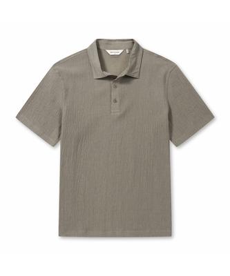 BRENTWOOD [Very Comfortable] Crease Polo Neck T-Shirt Brtam26911Bex