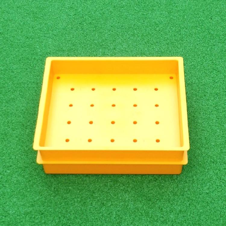 Portable Golf Practice Ball Holder Plastic Golf Ball Dispenser Tray with Hole for Outdoor Home Indoor Office Golfer