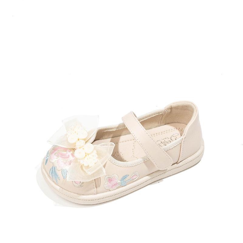 Girls Hanfu shoes 2025 new spring children's shoes national style shoes soft sole embroidered shoes spring and autumn women's treasure ancient style