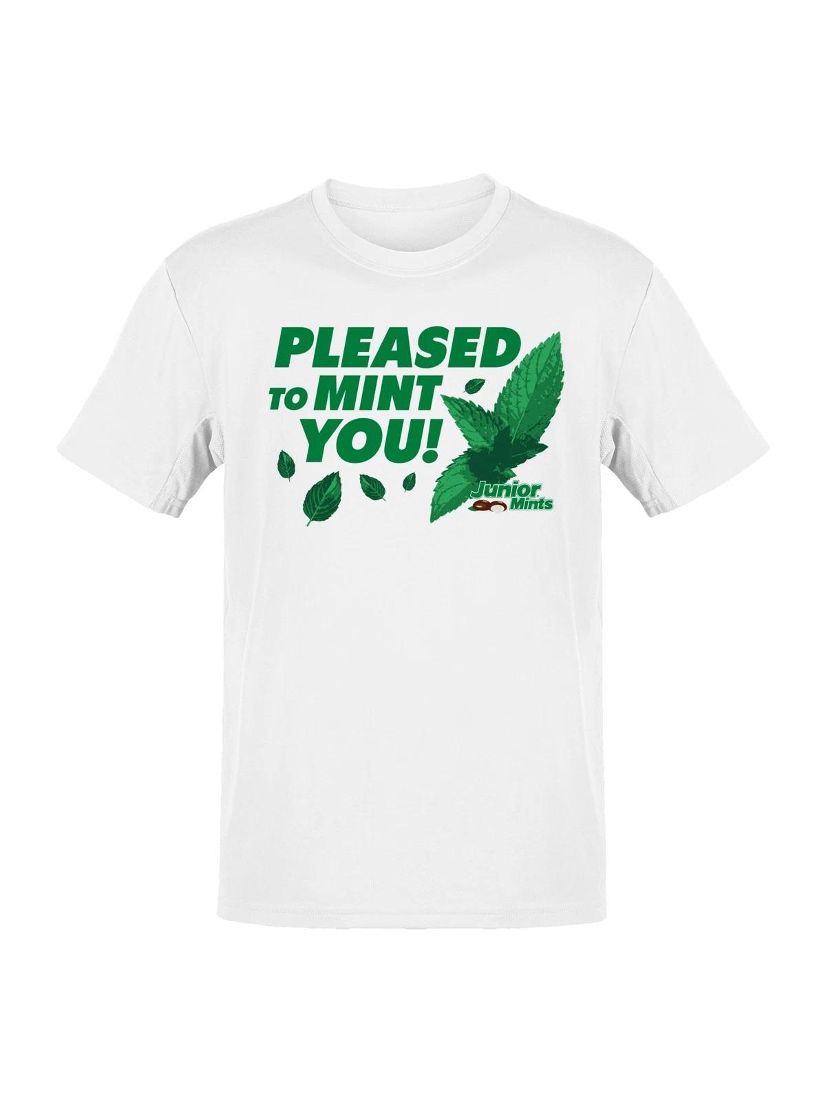 Officially Licensed Junior Mints Mint Inspired Greeting Men s T-shirt S