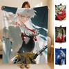 Anime I-Inu Y-Yasha Kuscheldecke aus weichem Flanell für Bett Schlafzimmer Sofa Picknick Überwurf Hautfreundlich Atmungsaktiv Geschenk Decke