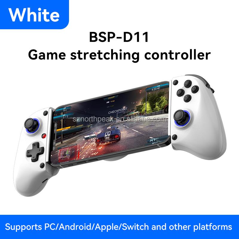D11 BT Stretching Wireless Gaming Joystick for PC Android IOS Cooling BT Stretching Handle Game Controller