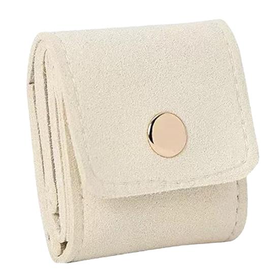 1/2/3 stk Mini Reise Smykkeveske Fløyel Interiør Multi-rom Design Smykkeorganisatorer Bærbar Brettbar Reise Smykkeetui