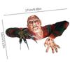 Halloween Party Resin Decor; 6.7*5in Mini Horror Zombie Sculpture for Indoor/Outdoor Garden Display