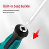 Dual-Use Magnetic Screwdriver, Double-Ended Phillips/Flathead, Chrome-Vanadium Steel.