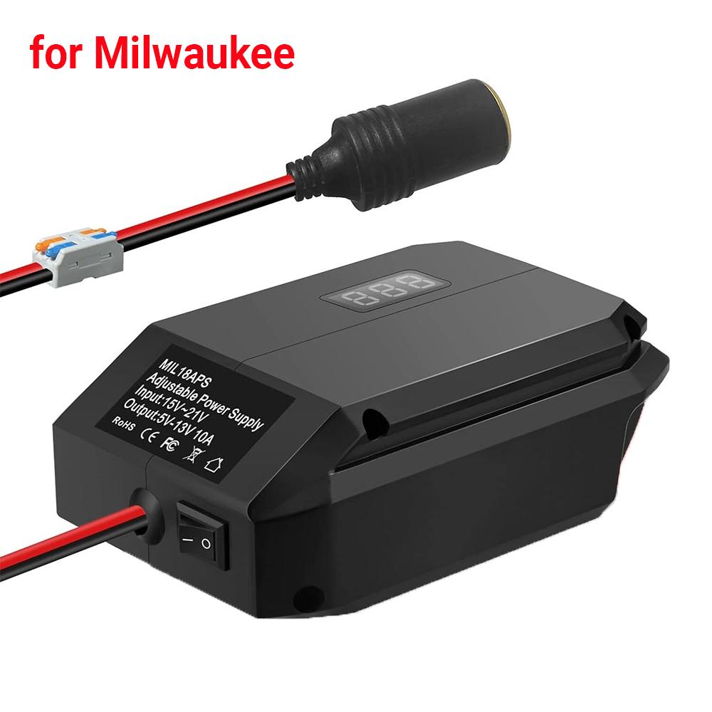 Li-ion Battery 5-13V Voltage Regulator For Makita For Bosch For DeWalt For Milwaukee For M18 For Einhell Cigarette Lighter