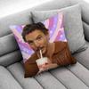 Actor P-Pedro Pascal Throw Pillow Case For 45*45cm 40cm 55cm 50cm 30cm Square Car Pillowcase Shell