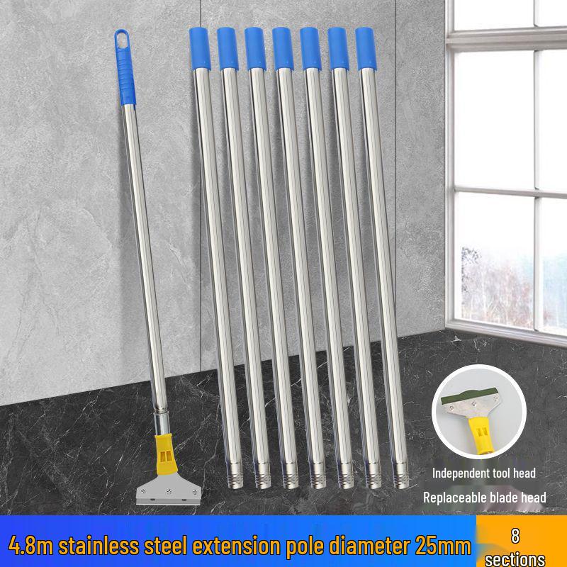 Telescopic Long Handle Heavy Duty Scraper for Grout and Glue Removal