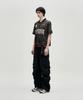 NOT4NERD Symbol Crest Mesh Collar T-Shirts - Black