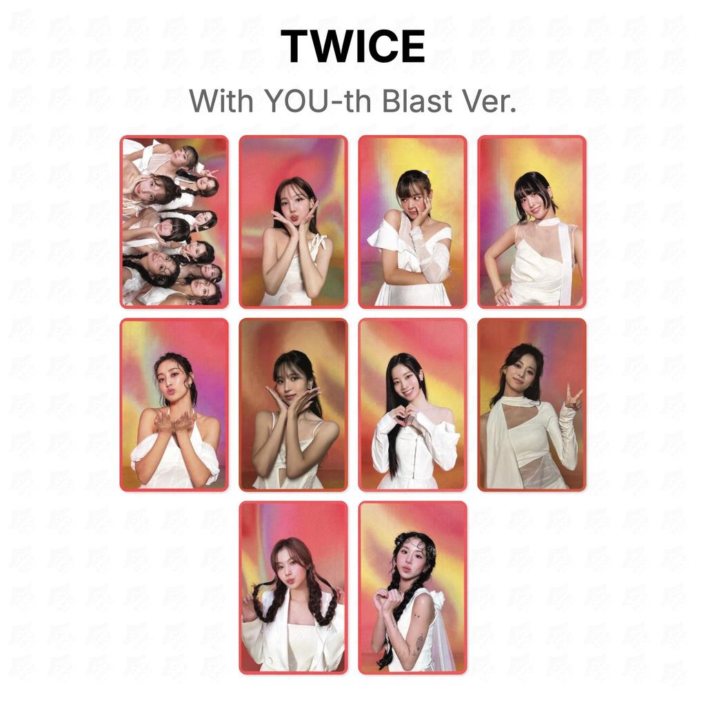 Twice Com YOU-th Blast Ver. Cartão de foto oficial