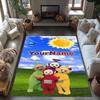 Teletubbies Customizable Name Carpet Suitable for Bedrooms Game Room Dormitory Playrooms Anti-slip Rug Decorate Offices Birthday/Christmas Gift