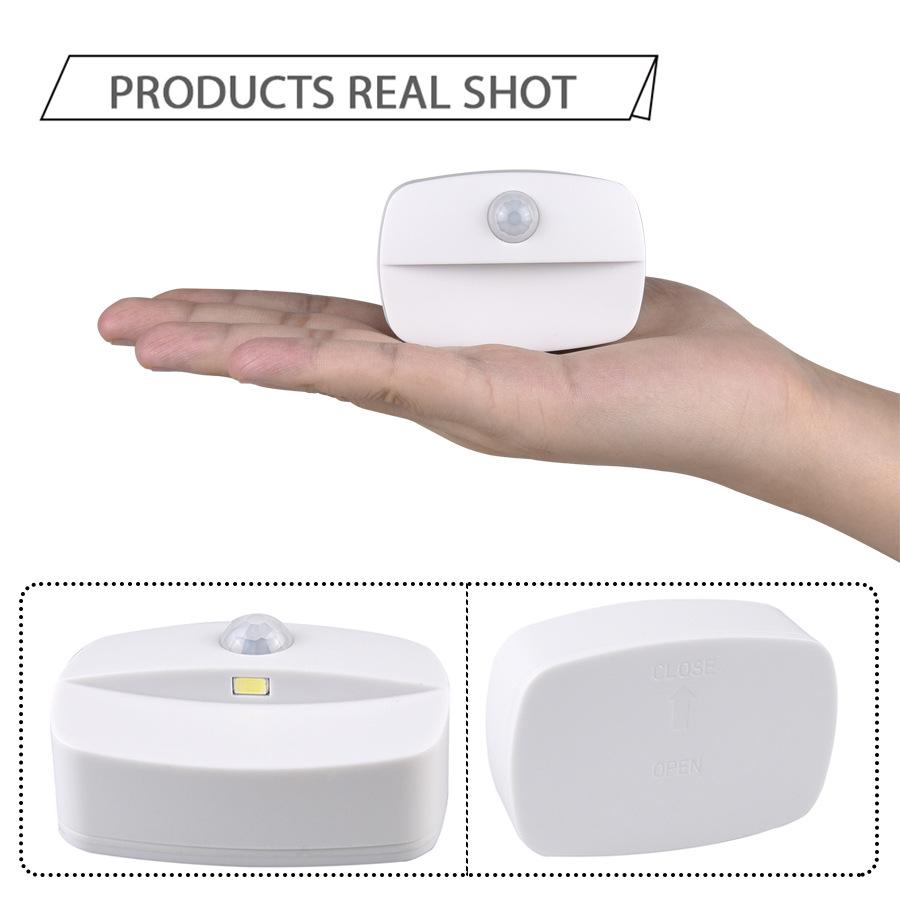 Smart LED PIR Motion Sensor Night Light for Stair, Wardrobe, Cabinet, Drawer, and Bookcase