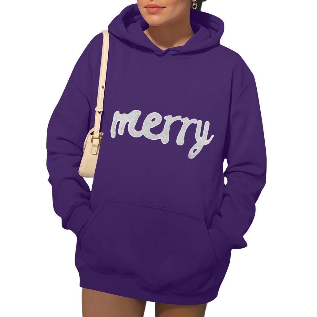 Felpe con cappuccio da donna Felpe moda autunnale Stampate Casual Manica lunga Felpa larga Felpa con cappuccio autunnale