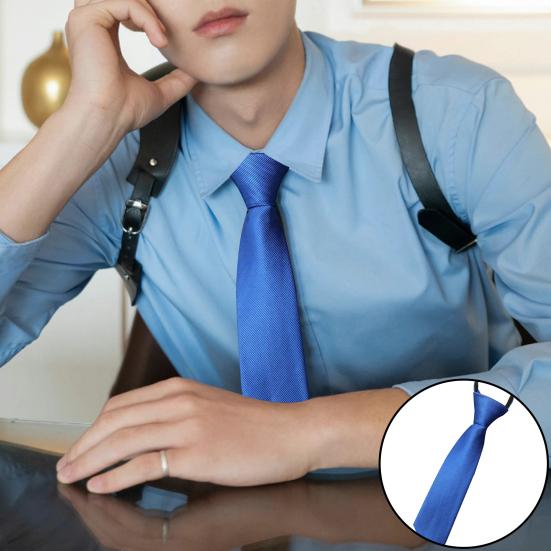 

Деловой галстук, стильный универсальный галстук против морщин, свадебный деловой галстук для жениха, деловой галстук, аксессуар для одежды