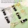10pcs Black Corset Leg Garter Belt Clip 10/12mm Suspender Clips New Hosiery Stocking Grips