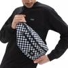 Vans Ward Nylon Sports Bag, Sling Bag, Fanny Pack, Crossbody Bag Regular Unisex Black White VNOA2ZXXHUO