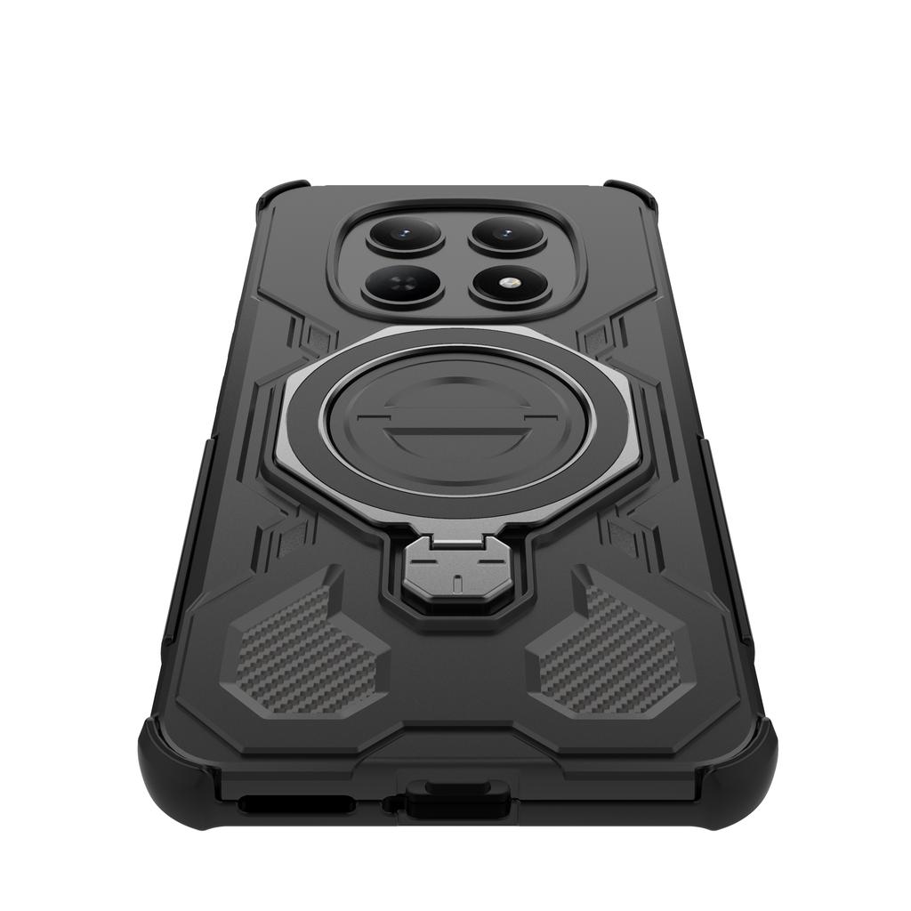 Fashion Hard Case for Xiaomi POCO M8 Pro 5G X7 Pro 5G POCOM8 Xiao Mi Poko M8 Wireless Charge Finger Ring Armor Accessories