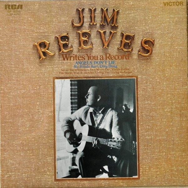 

LP Record JIM REEVES - Writes You A Record SF8176 RCA Victor 1971 UK Folk Used