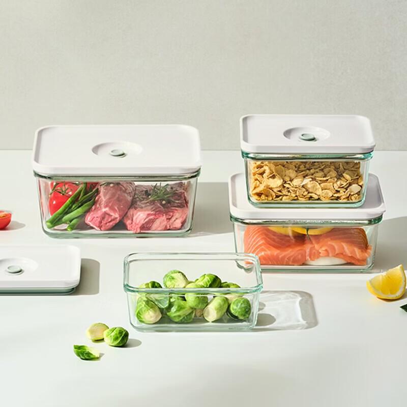 GLASSLOCK Electric Vacuum Tempered Glass Food Container