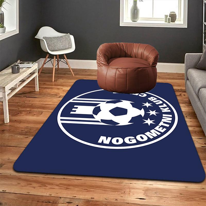 NK Publikum Celje Pattern Rug Floor Mat for Living Room or Bedroom Soft and Comfortable Carpet a Gift for Birthday and Holiday.