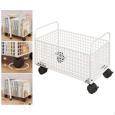 Lightweight And Modern Under Desk Rolling Bookcase, Ideal for Snacks, Toys, Bedrooms Or Kitchens.
