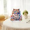 2D Flat Print Easter Rabbit DIY 5D DIY Diamond Art Tabletop Decorations Single-Sided Drill Diamond Painting Desktop Decorations