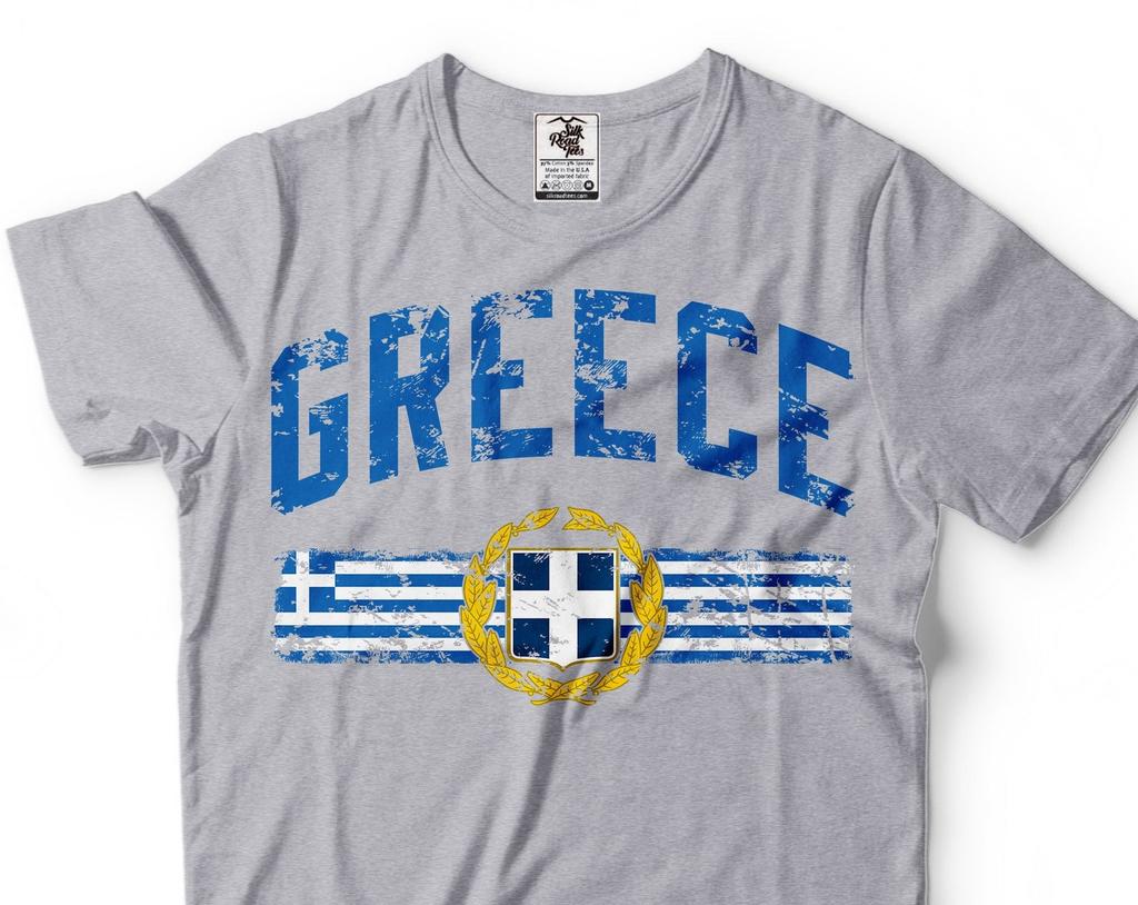 Greece Flag T-Shirt: Greek Patriotic Pride Tee