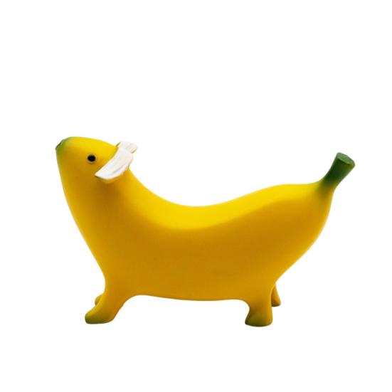 

Статуэтка собаки-банана Yousheng, украшение из смолы в виде щенка-банана, комнатная статуэтка животного для садового кашпо, украшение домашнего офиса, стола S