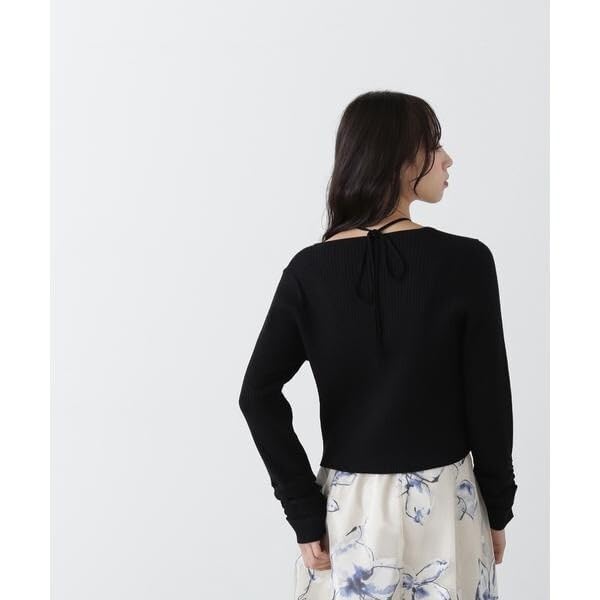 [JILL by JILL STUART] [Pre-order: Expected arrival: Mid-March to Late March] 2-Way Halter Cardigan Top