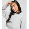 GYMSHARK Outline Graphic Oversized 1 4 Zip Pullover Light Grey Core Marl B6A3C GBCN