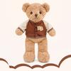 Plush Teddy Bear Toy Wearing Baseball Jersey Design For Kids Gift And Collectible Decor