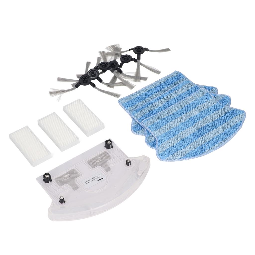 Robot Vacuum Cleaner Replacement Parts ABS Cleaner Water Tank Rag Side Brush and Filter for Midea