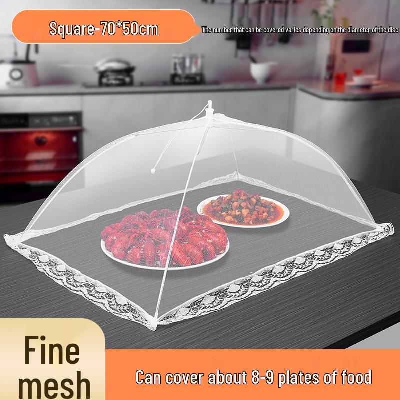 

Foldable Dining Table Food Cover: Dustproof, Flyproof, Ashproof Umbrella
