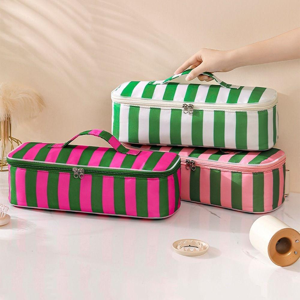 Dustproof Curler Storage Bag Soft Curling Iron Carrying Case Toiletries Organization