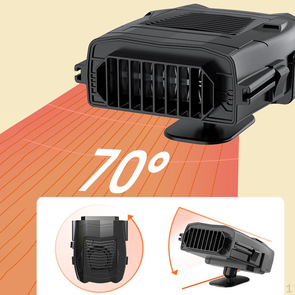 

Fan Heater 12 , Camping and Caravanning Durable Fast Heating 1.4M Cable Premium Black Heater