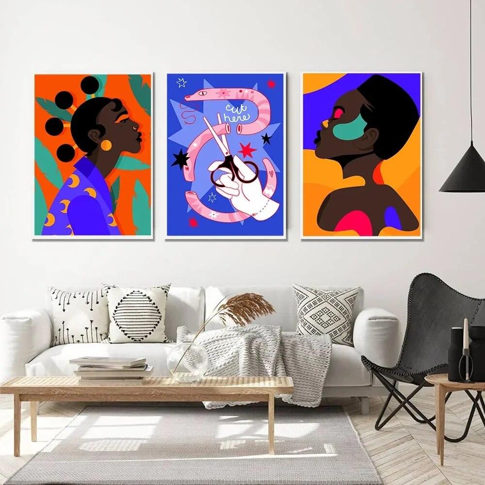 Feiern Sie Künstlerinnen Galerie Poster Wand Dekor Kunst Feministische Leinwand Malerei Bild Für Wohnzimmer Hause Dekoration Kein Rahmen