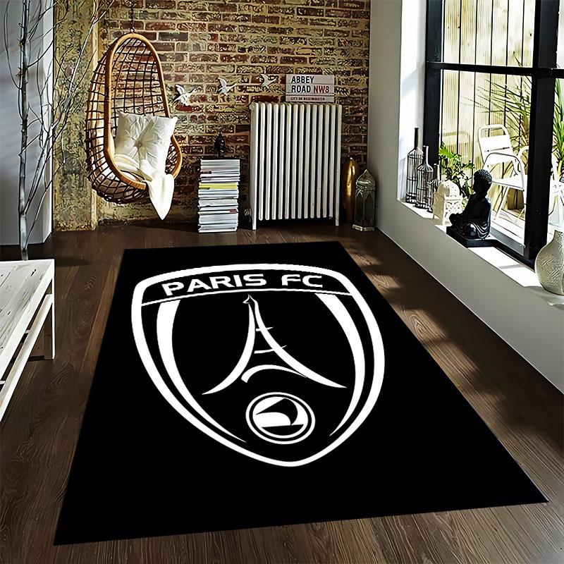 Paris FC Logo Carpet suitable as a non-slip mat for the living room or bedroom sofa