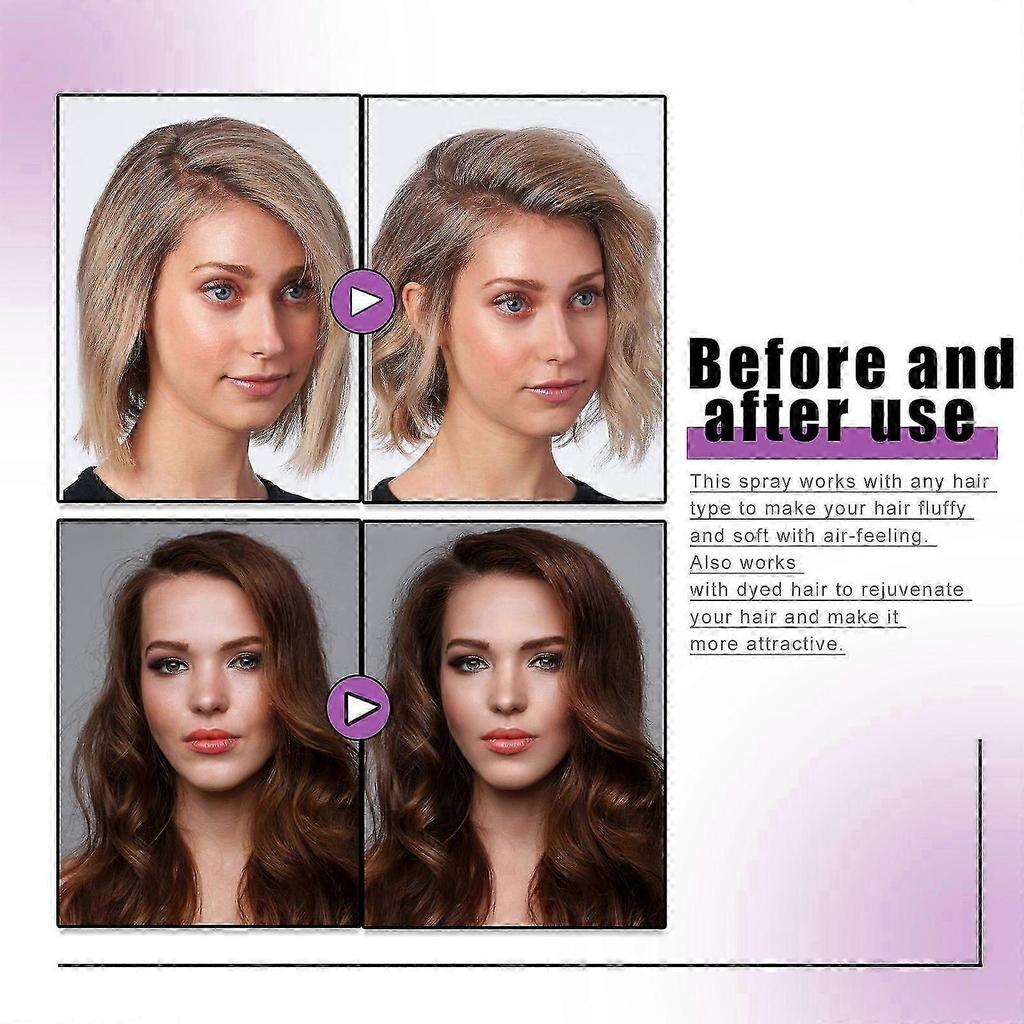 Volumizing Hair Spray for Long-Lasting Volume & Oil Control | Refreshing Lift for Dry Hair with Nourishing Collagen & Absorbing Starch