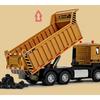 1/50 City Heavy Tipper Truck Model Diecasts Metal Toy Slag Coal Mine Transport Vehicles Car Model Sound and Light Childrens Gift