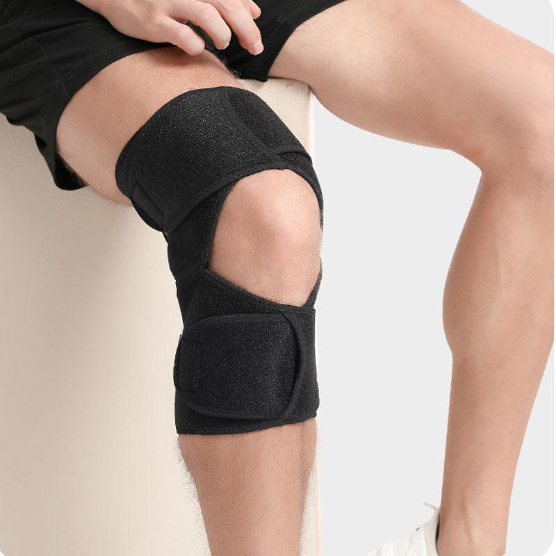 1Pair Adjustable Knee Booster Knee Brace For Patella Immobilization Squatting Knee Protector Outdoor Mountaineering Unisex