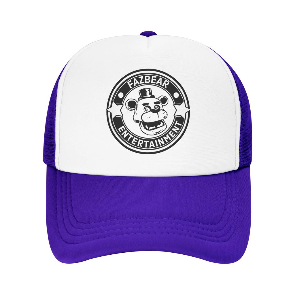 FNAF At Freddys Mesh Baseball Cap Unisex Women Fashion Sun Caps Hat Adjustable Summer Trucker Hats