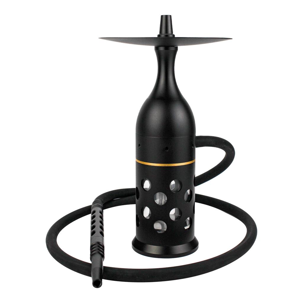 New Style Travel Hookah Set Include Classic Tongs LED Light and Glass Base Nargile Chicha Shisha Accessories Portable Hookah