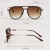 New Oversized Sunglasses Women Men Vintage Pilot Designer Brand Sun Glasses Female Big Frame Mirror Retro  Feminino