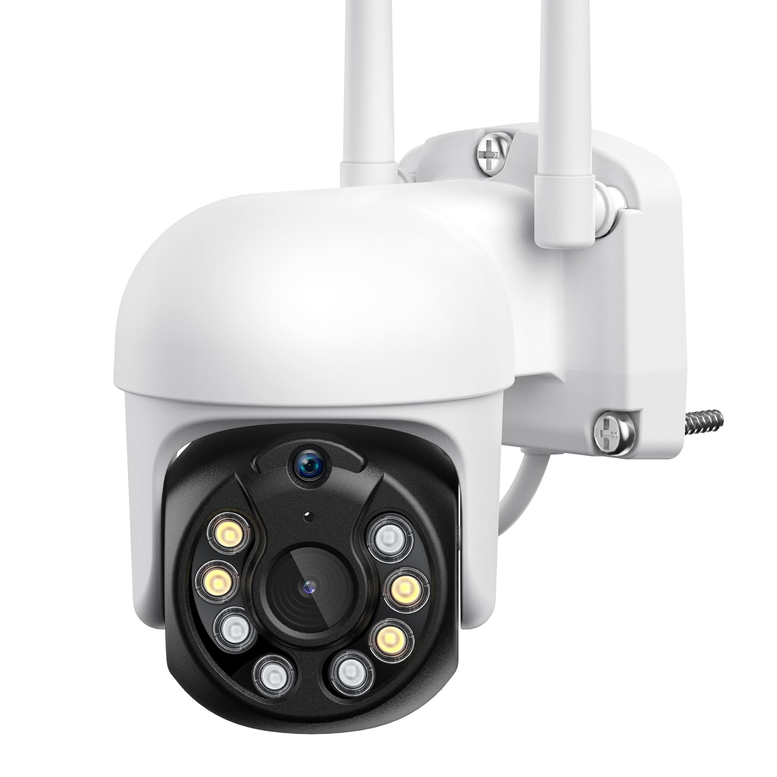 

million automatic tracking YESKAMOO Security Omnidirectional Ptz Camera AI Person Human Night Audio Motion Surveillance Camera with Recording білий