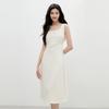 Women's U-Neck Sleeveless Mid-Length Dress