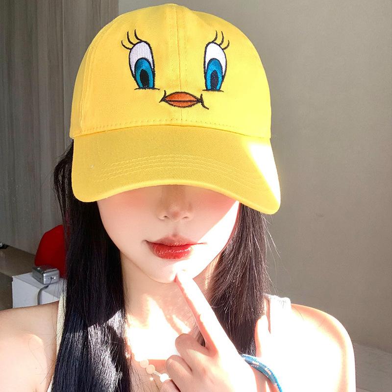 All-match Fashionable Age reducing Trendy Hat Korean Women's Baseball Cap Fashionable Baseball Cap Cute and Cute