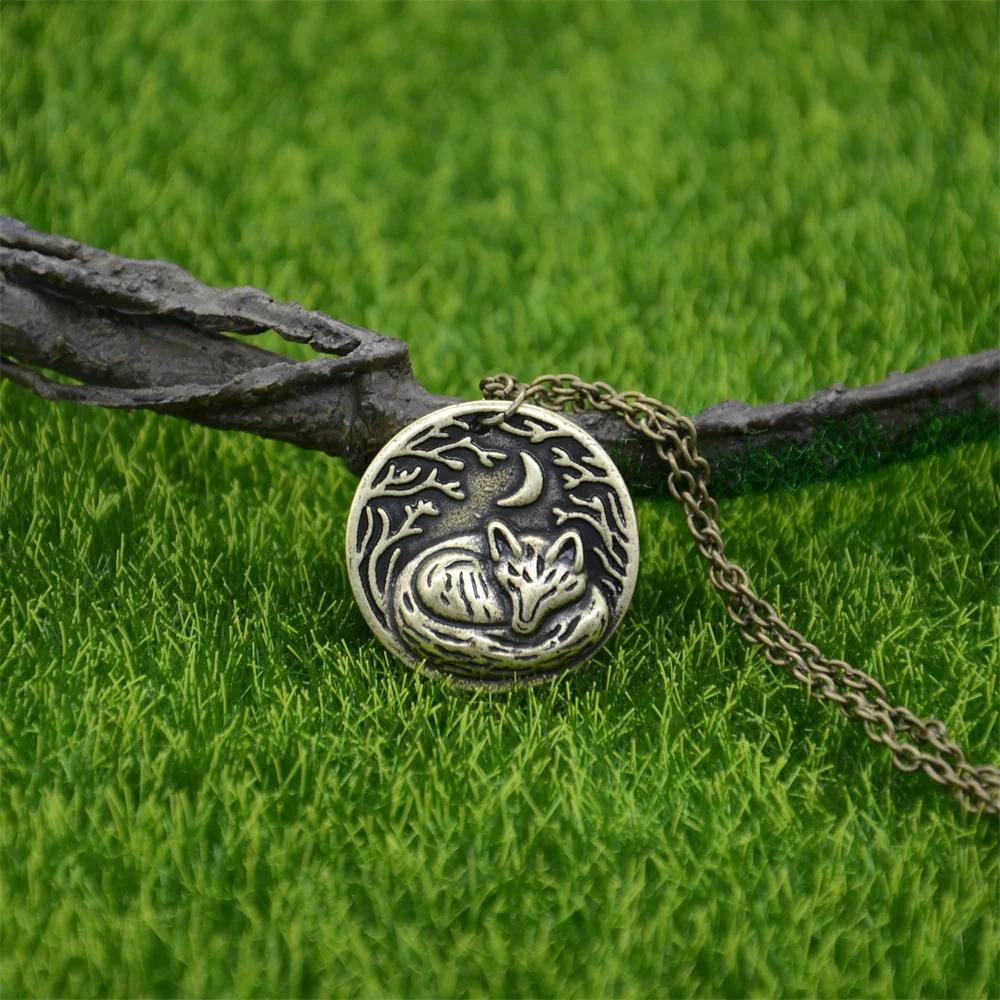 

Кулон-намисто Лисиця Вікінгів Норвезькі Прикраси Племінне Коло Трикутник Дизайн
