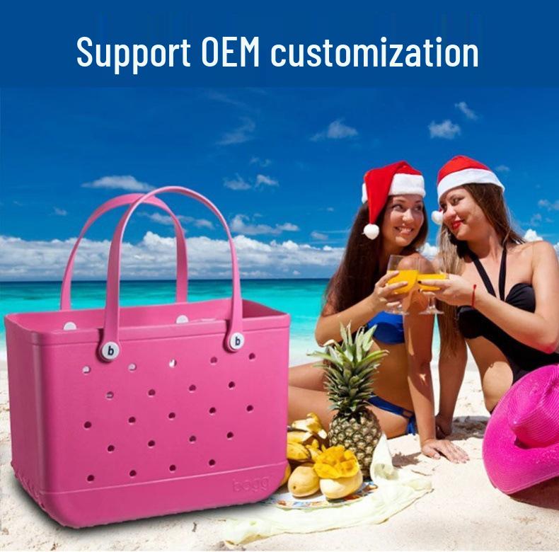 Macaron EVA Portable Washable Pet Basket - Lightweight and Large Capacity Storage Bag for Outdoor Use