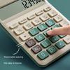 Mechanical Calculator 12 Digit Large LCD Display Big Buttons Easy To Press Compact Size Portable Colorful Calculator